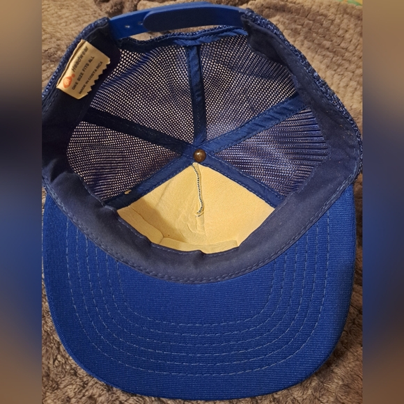 Vintage Diet Pepsi Snap Back Trucker hat.  Blue excellent condition - Picture 4 of 5